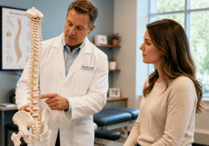 What does a chiropractor actually do? A Doctor of Chiropractic explaining a musculoskeletal assessment to a patient